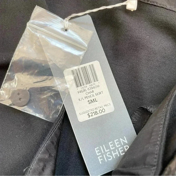 Eileen Fisher Char Pencil Skirt Size Small Grey Careerwear Business Casual Offic - Picture 9 of 10